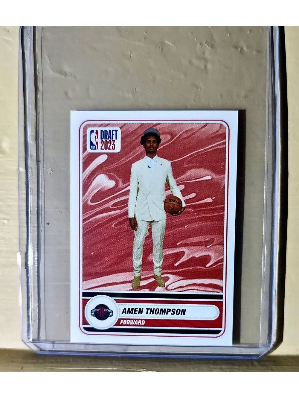 2023-24 Amen Thompson Panini NBA Draft Rookie Basketball #82 Sticker